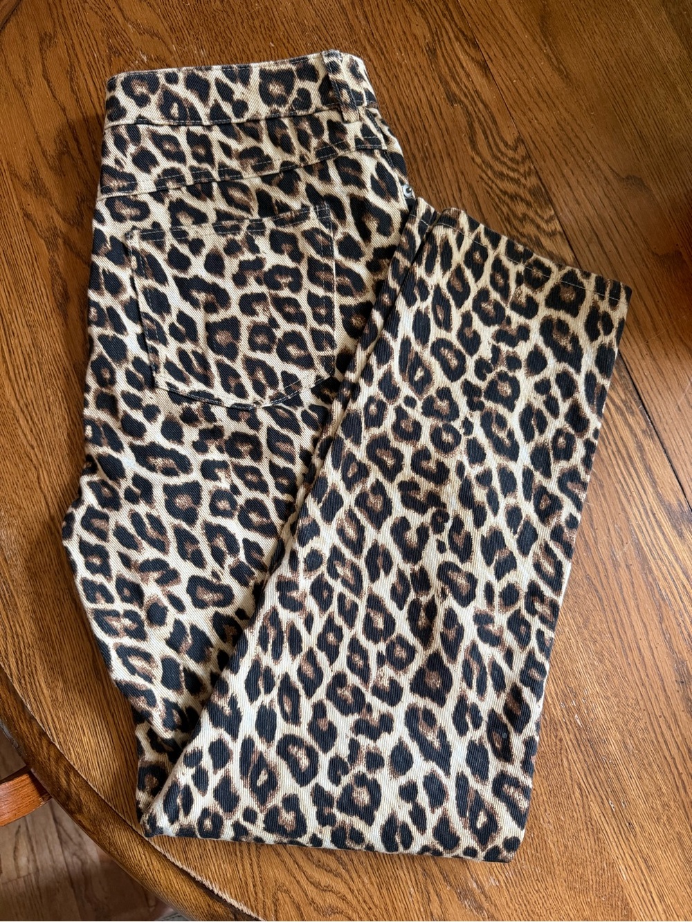 Forever 21 Leopard Print Skirt in Tan and Black